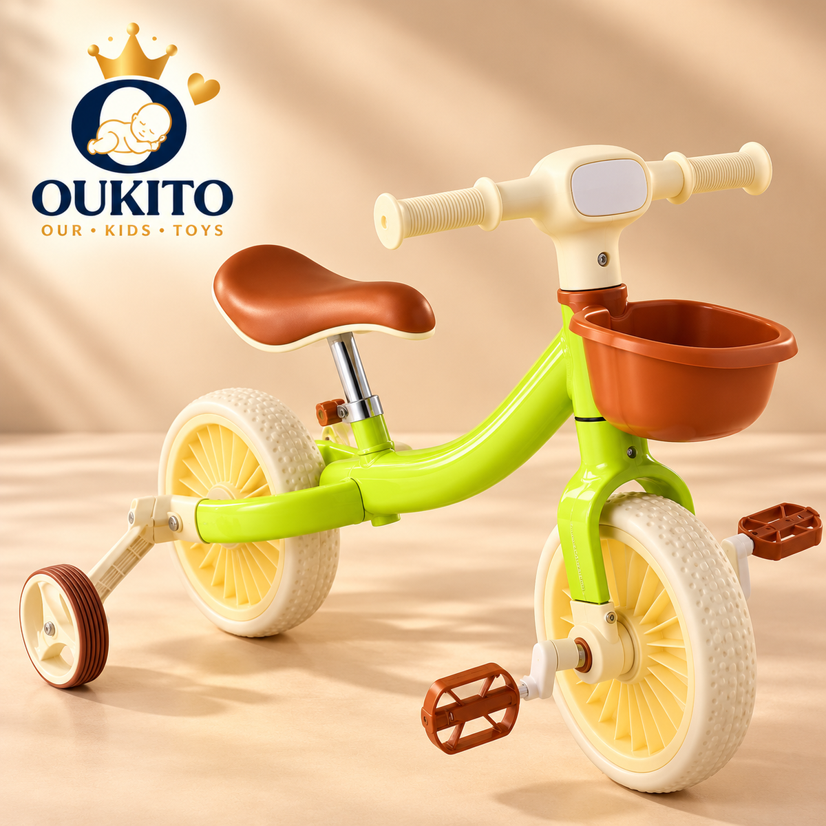 Tricycle Enfant avec Panier OUKITO