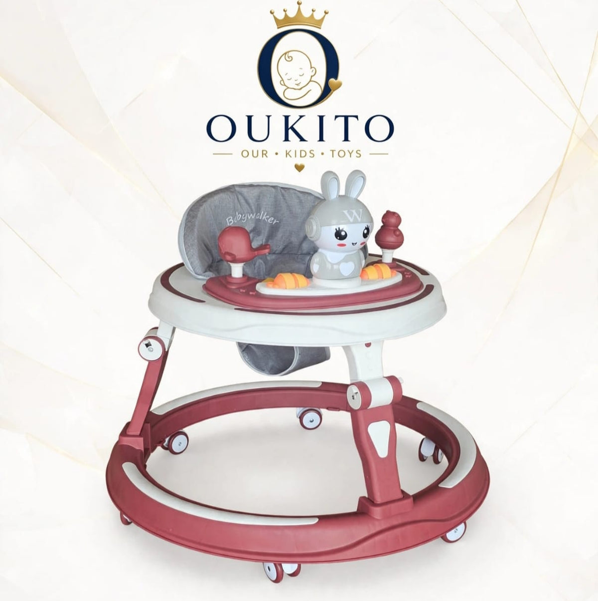 Trotteur Bébé Interactif Oukito - Sécurité & Confort