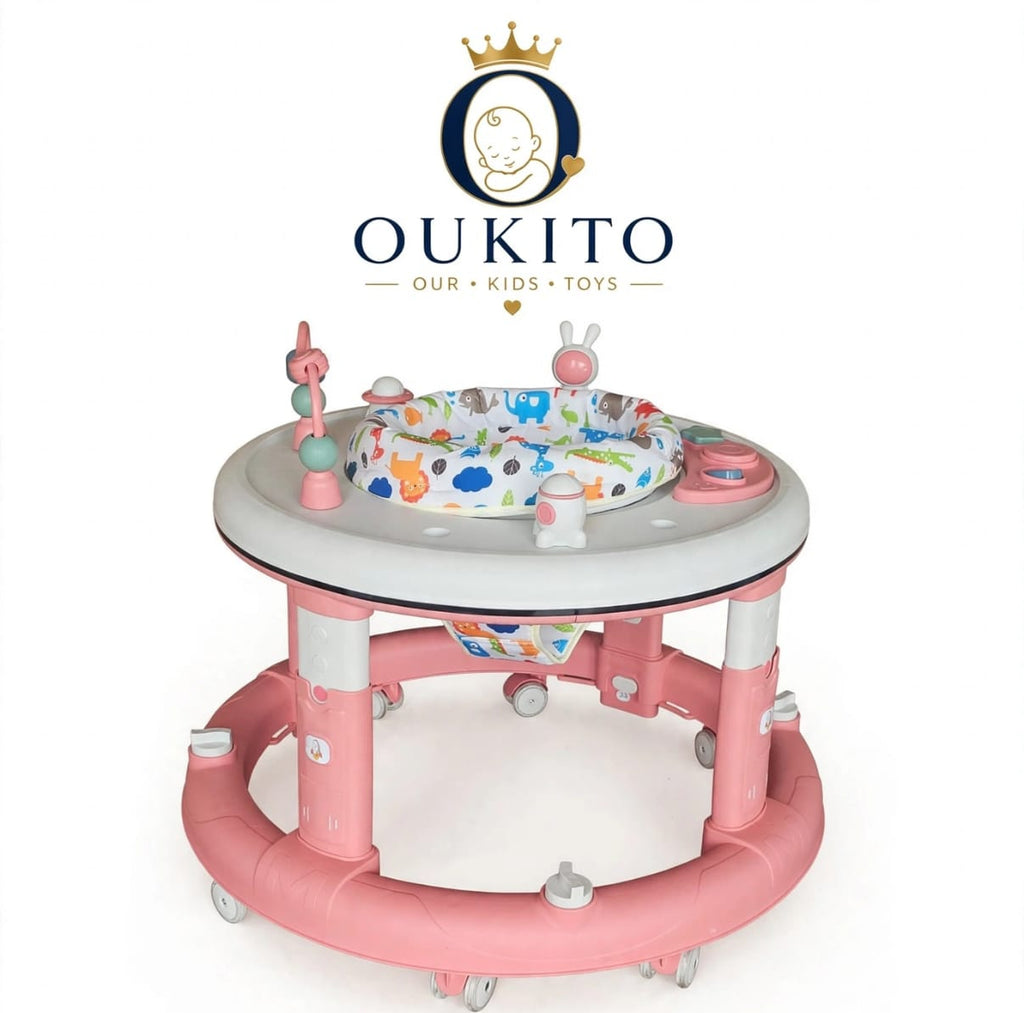 Trotteur Bébé Multifonction 360° Oukito - Éveil & Sécurité