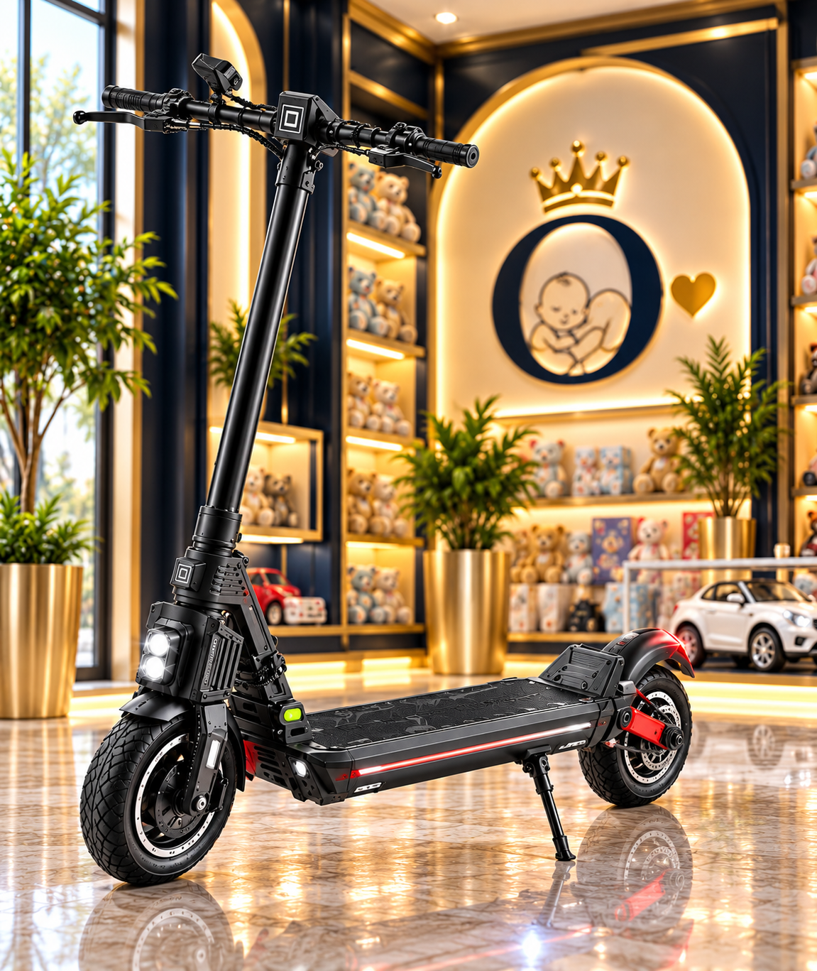 Trottinette Électrique DUALTRON POP 1450W – 66 km/h