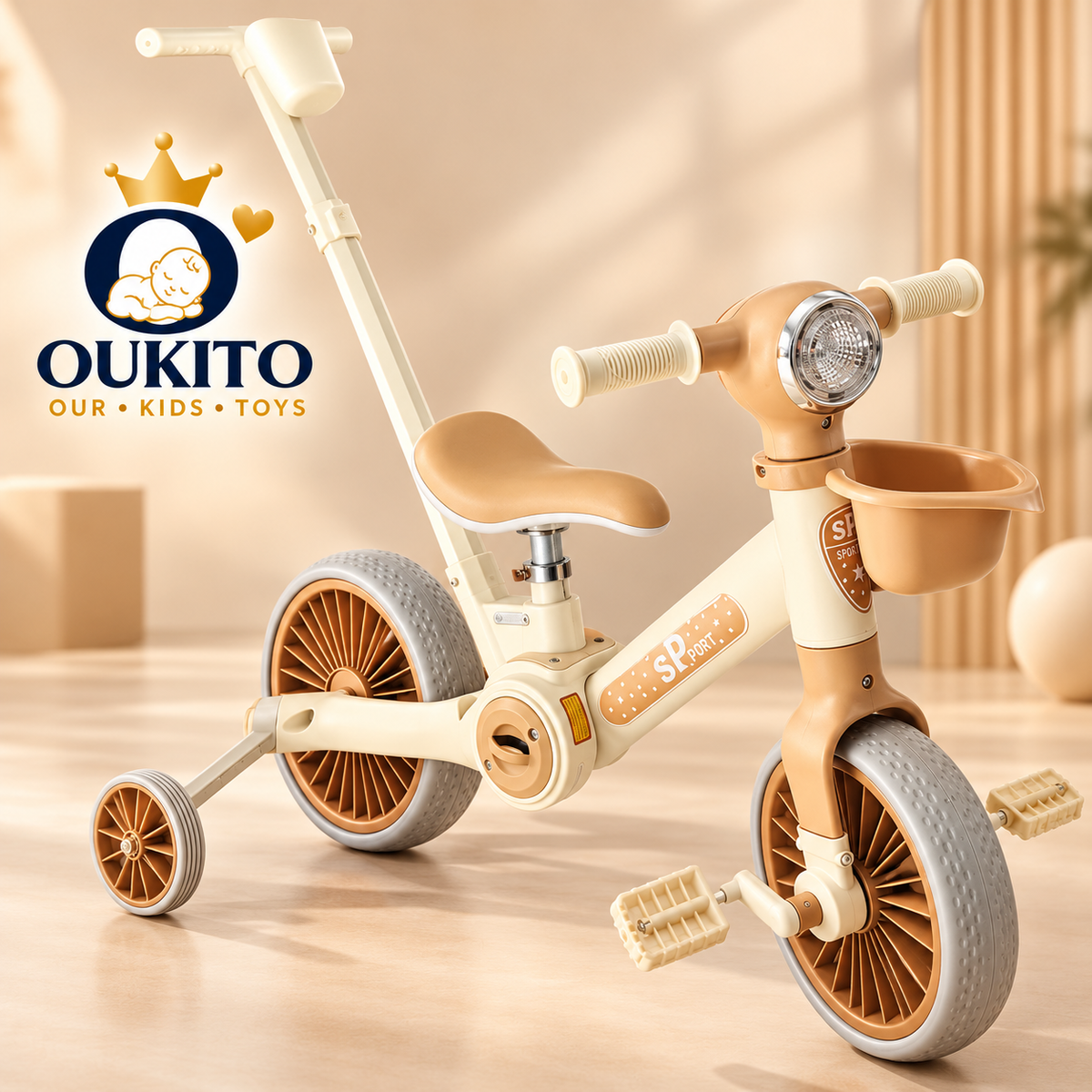 Tricycle Évolutif Enfant OUKITO