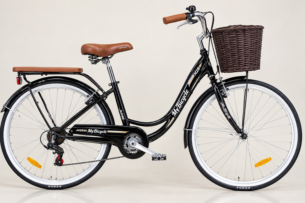 Vélo de Ville N28 2888 – Confort, Élégance & Changement de Vitesses