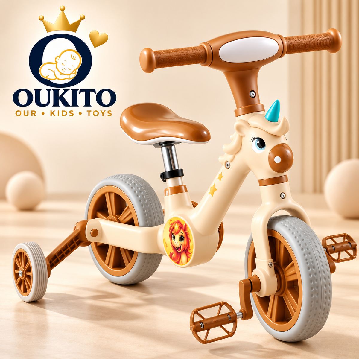 Tricycle Évolutif Enfant OUKITO